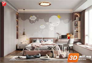 Children Room Scenes Skp FIles 